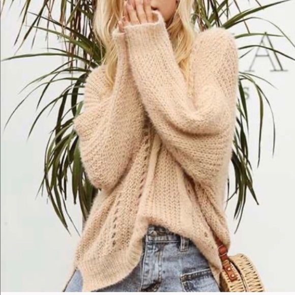 Last! Figleaffashion open knit boho sweater - Picture 2 of 5